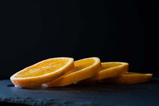 Orange fruite as deliciously healthy dessert