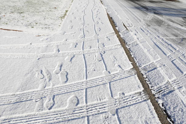 Cross country ski tracks