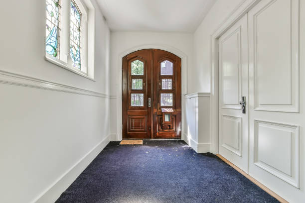 istock luxury corridor with doors 1382532803