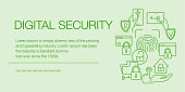 istock Digital Security Web Banner Composition Icons Editable Stroke 1382533362