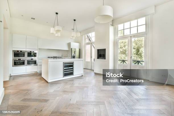 Interior Design Stock Photo - Download Image Now - Kitchen, Home Addition, Renovation