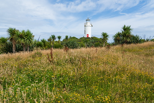 Cape Foulwind Lighthouse, westport, South Island, New Zealand.