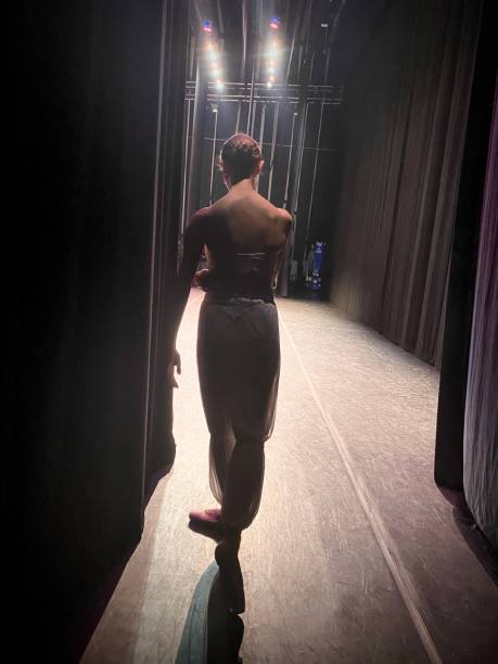 Ballet backstage Backstage at a ballet performance curtain call stock pictures, royalty-free photos & images