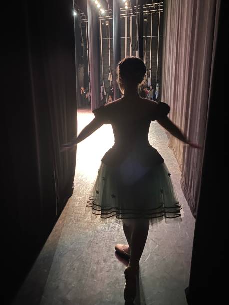 Ballet backstage Backstage at a ballet performance curtain call stock pictures, royalty-free photos & images