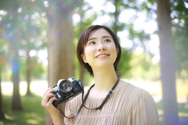 Woman taking a picture