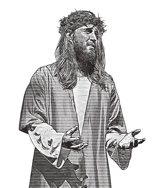 Vector illustration of Jesus Christ