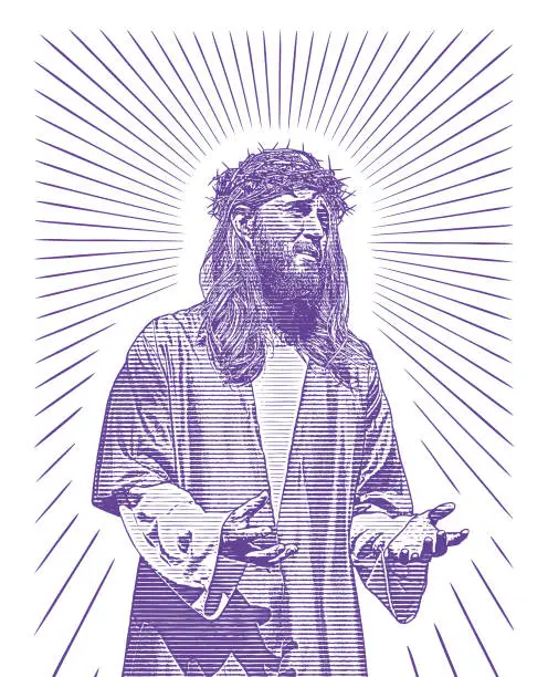 Vector illustration of Jesus Christ