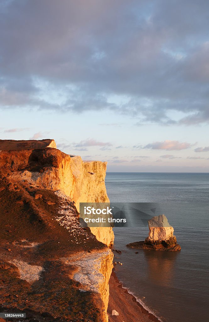 Kreda cliff hill nadmorska Siedmiu Siostry Anglia - Zbiór zdjęć royalty-free (Anglia)