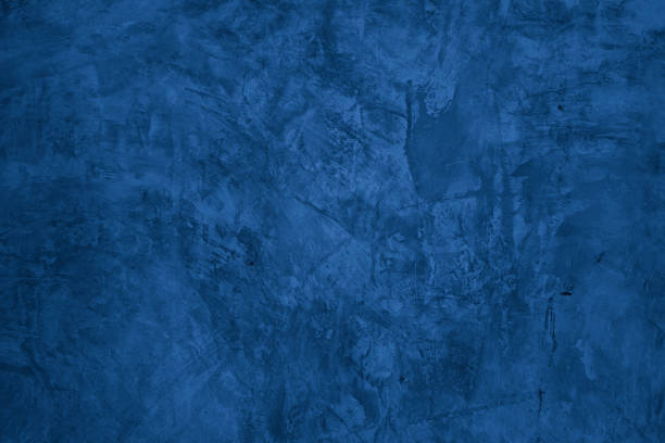 istock Old wall pattern texture cement blue dark abstract  blue color design are light with black gradient background. 1382656003