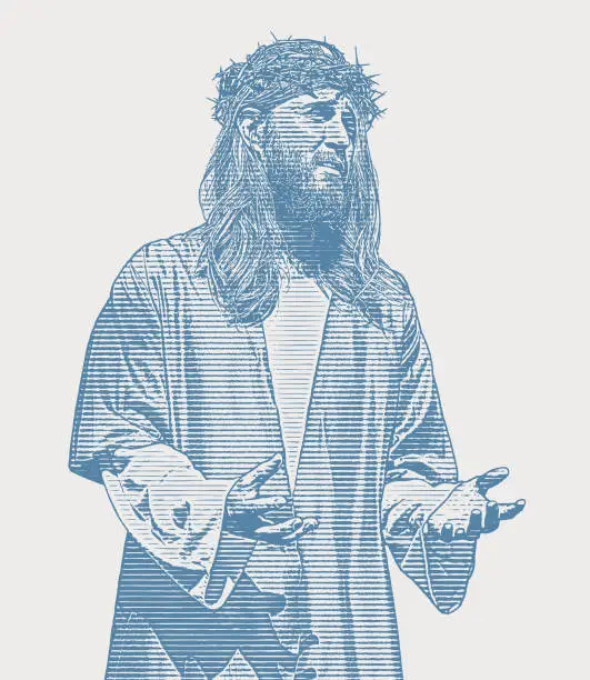Vector illustration of Jesus Christ