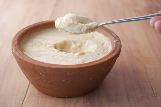 istock fresh yogurt in a bowl on table 1382661809