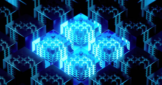 istock 3D rendering of cyberpunk AI. Circuit board. Technology background. Central Computer Processors CPU and GPU concept. Motherboard digital chip. Tech science background. 1382662085