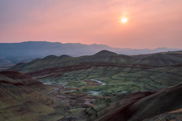 istock Sunrise at Painted Hills Unit 1382667256