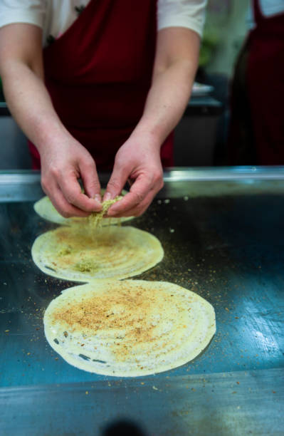 istock Making okonomiyaki Local cuisine / Hiroshima 1382667978