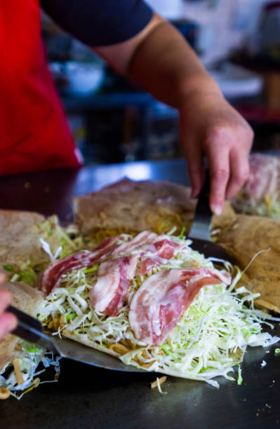 istock Making okonomiyaki Local cuisine / Hiroshima 1382669065