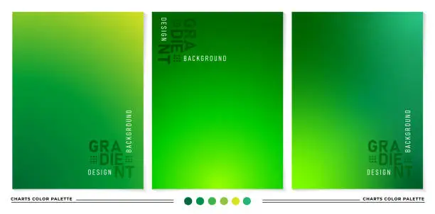 Vector illustration of abstract gradient green color background, design template green card, applicable for website banner, flyer business, poster corporate, social media advertising agency, motion color picture, header web