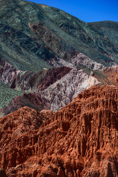 istock The multi-coloured cliffs and mountains of Purmamarca 1382735480