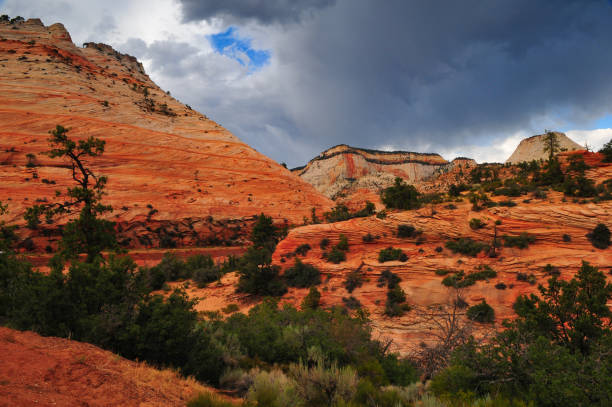 istock Beautiful Utah Scenic Byway 9 around Checkerboard Mesa 1382751278