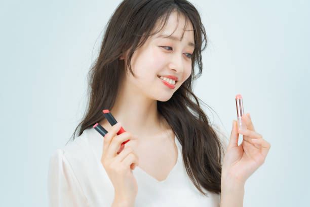 istock Young woman with make-up and lipstick 1382765022