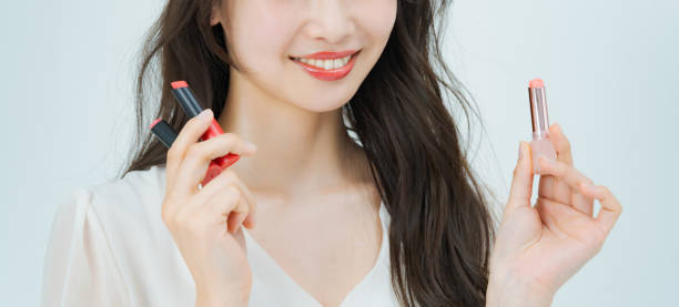 istock Young woman with make-up and lipstick 1382765572