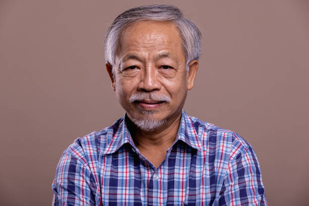istock Senior portrait, head shot. 1382766467