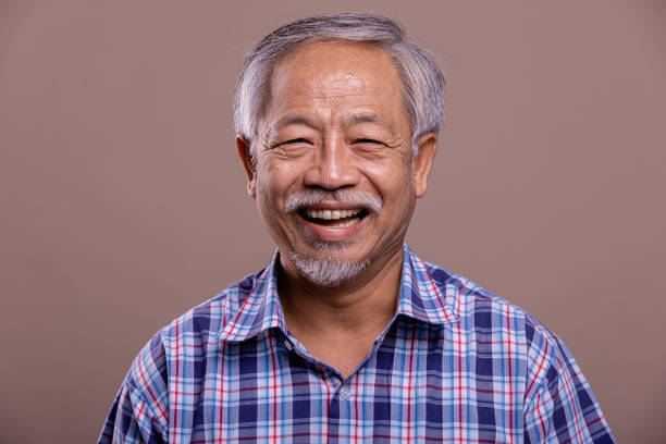 istock Senior portrait, head shot. 1382766472