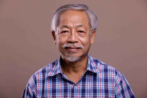 istock Senior portrait, head shot. 1382766474