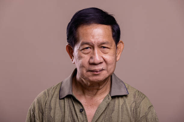istock Senior portrait, head shot. 1382767004
