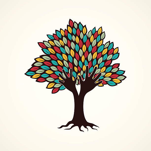 tree vector art illustration