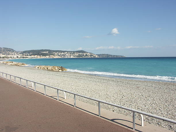 promenade des anglais-nice (riviera francesa - city of nice france french riviera promenade des anglais imagens e fotografias de stock