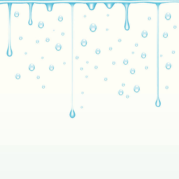 water drops vector art illustration