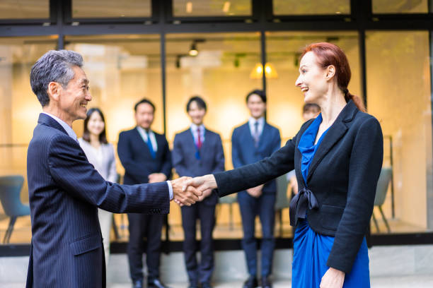 istock Business people signing global contracts 1382808892