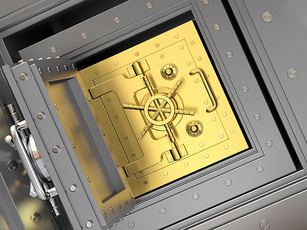 istock Triple protection. Few vaults in the vault. 3d 138282400