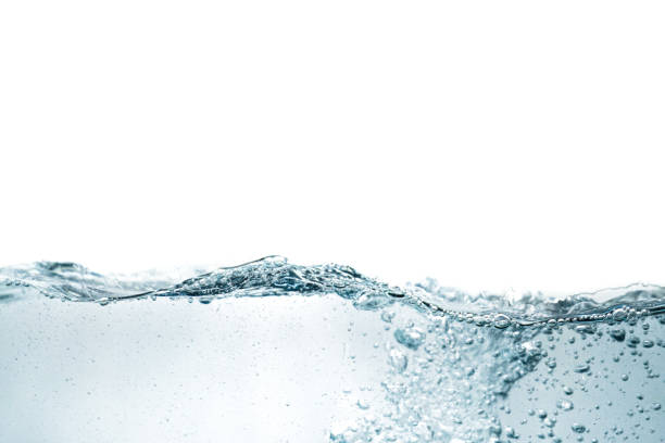 istock water surface isolated on white. abstract liquid nature texture background 1382831239