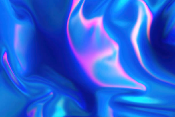 istock 3d rendering Curve Dynamic watercolor texture blend Fluid Liquid Wallpaper. Light Pastel Cold Color Colorful Swirl Gradient Mesh. Bright Pink Vivid Vibrant Smooth Surface. 1382844797