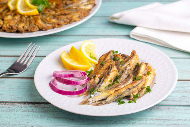 istock Fried Anchovies (Turkish Name: Hamsi Tava) 1382855008