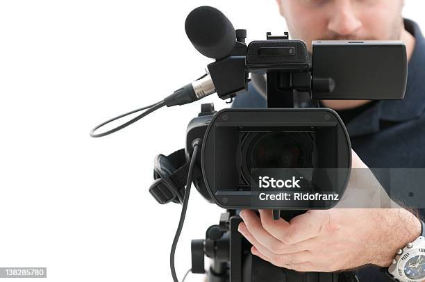 Videocamera Operatore - Fotografie stock e altre immagini di Videocamera - Videocamera, Telecamera, Punto di vista frontale