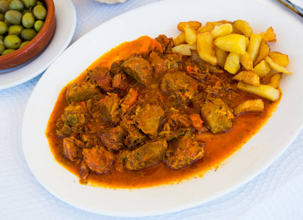 istock Juicy baked chopped pork cheeks 1382859077