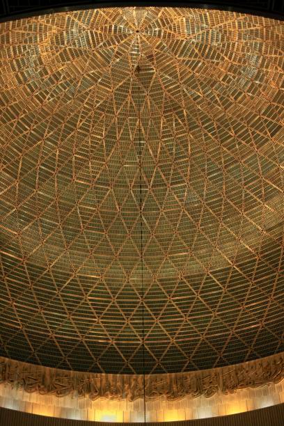 istock The domed ceiling inside Istiqlal Mosque 1382860415
