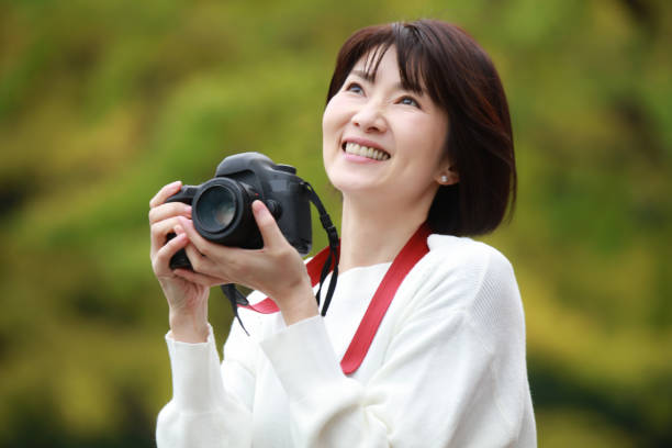 istock Woman taking a picture 1382889227