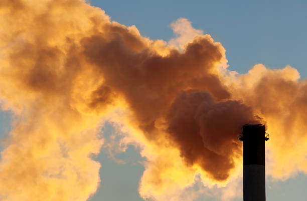 istock Toxic cloud from industrial chimney 138289412