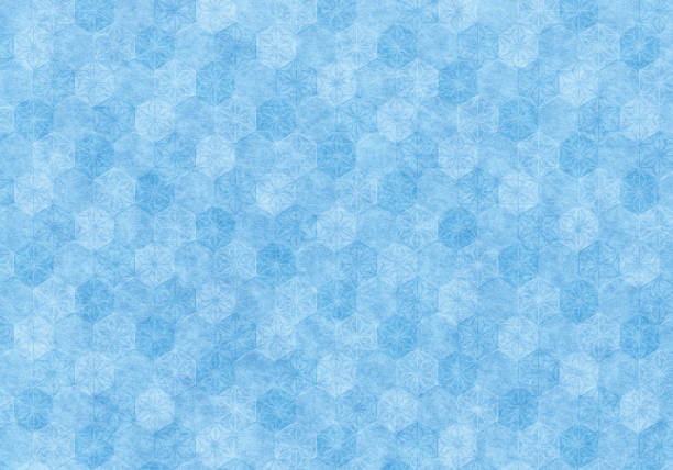 Blue background of Japanese paper