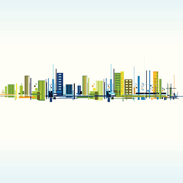 building vector art illustration