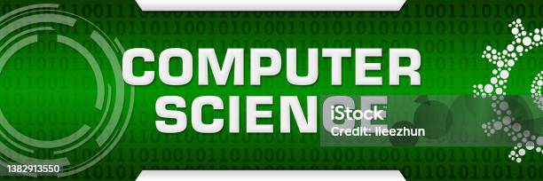 Computer Science Green Binary Background Technical Stock Illustration ...