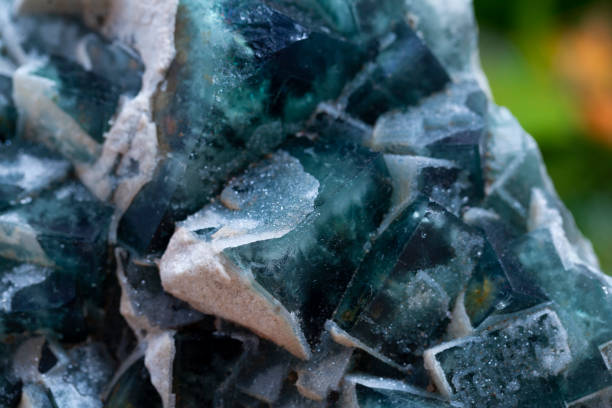 istock fluorite mineral specimen stone rock geology gem crystal 1382916702