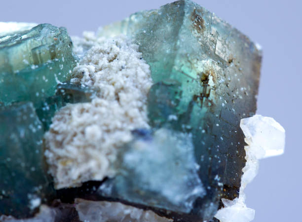istock fluorite mineral specimen stone rock geology gem crystal 1382918940