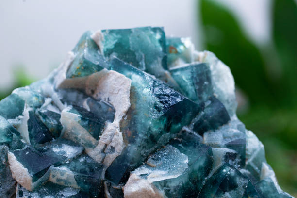 istock fluorite mineral specimen stone rock geology gem crystal 1382919855