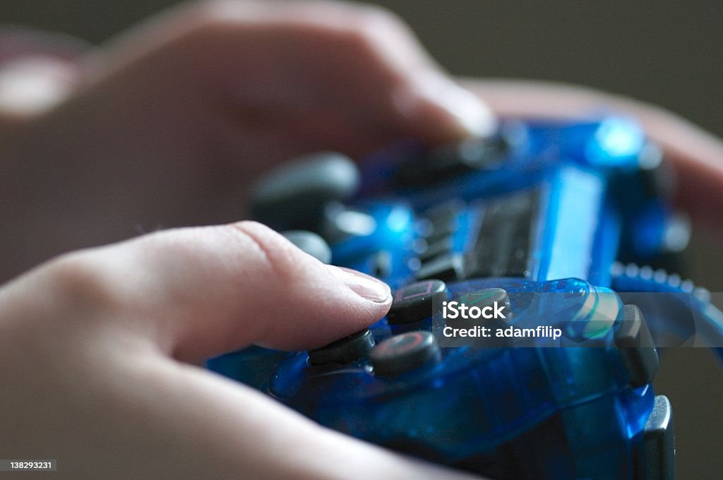 Gamer Hands on game controller for video game consol Arts Culture and Entertainment Stock Photo Gamer Hands on game controller for video game consol Arts Culture and Entertainment Stock Photo