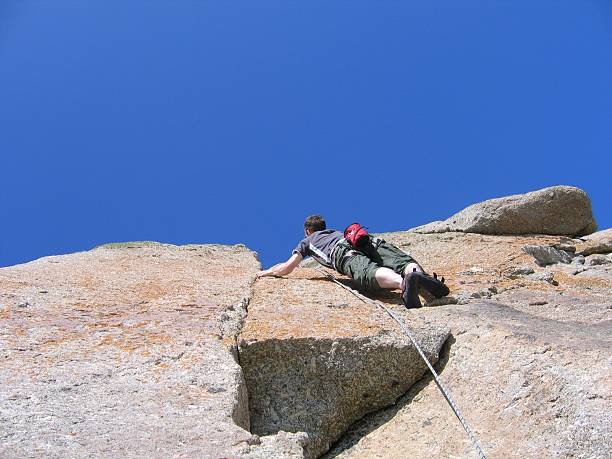 Rock climber - foto de stock