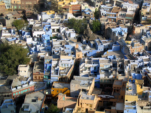 Azul de la ciudad de Jodphur - foto de stock